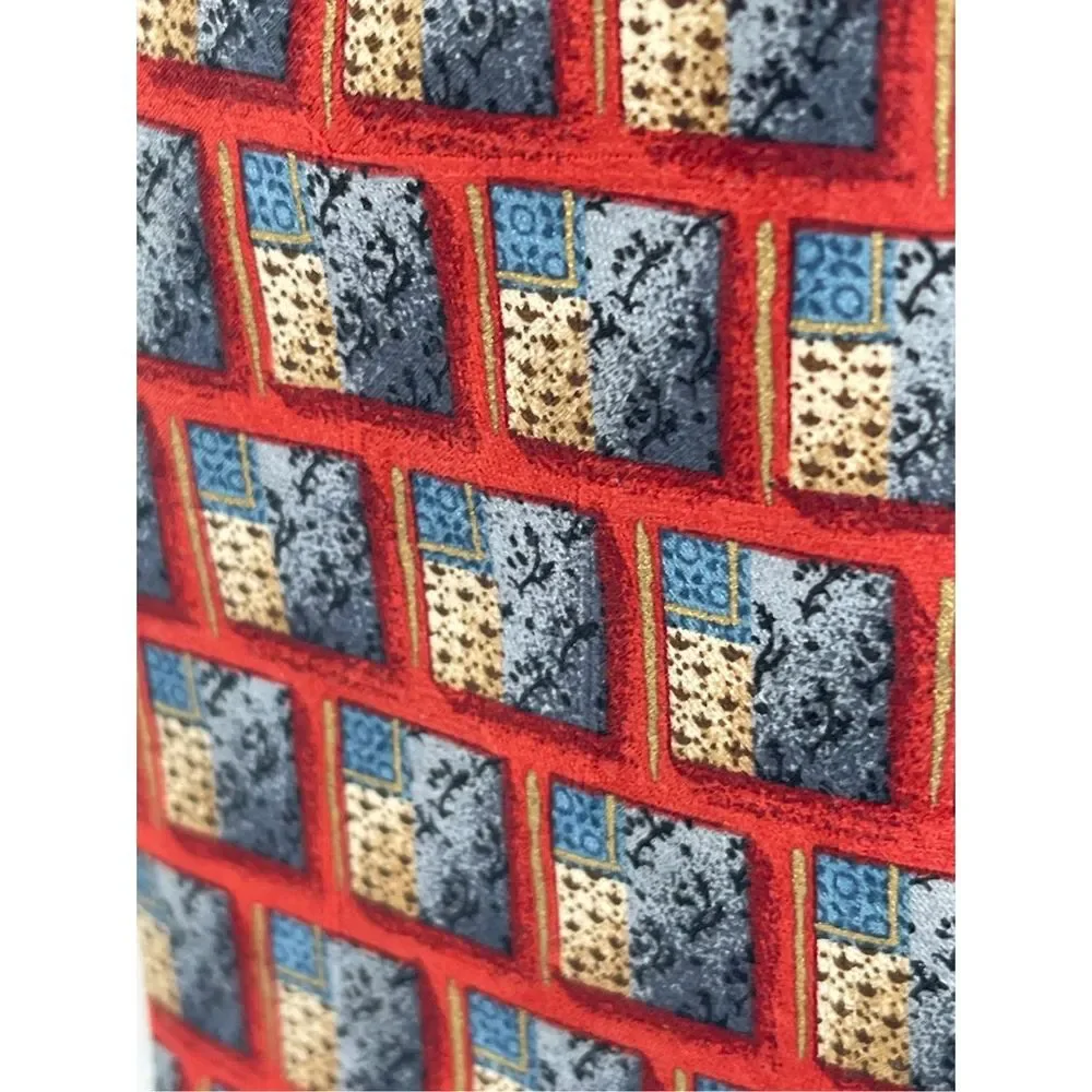 Vintage‎ Ermenegildo Zegna Tie Silk Red